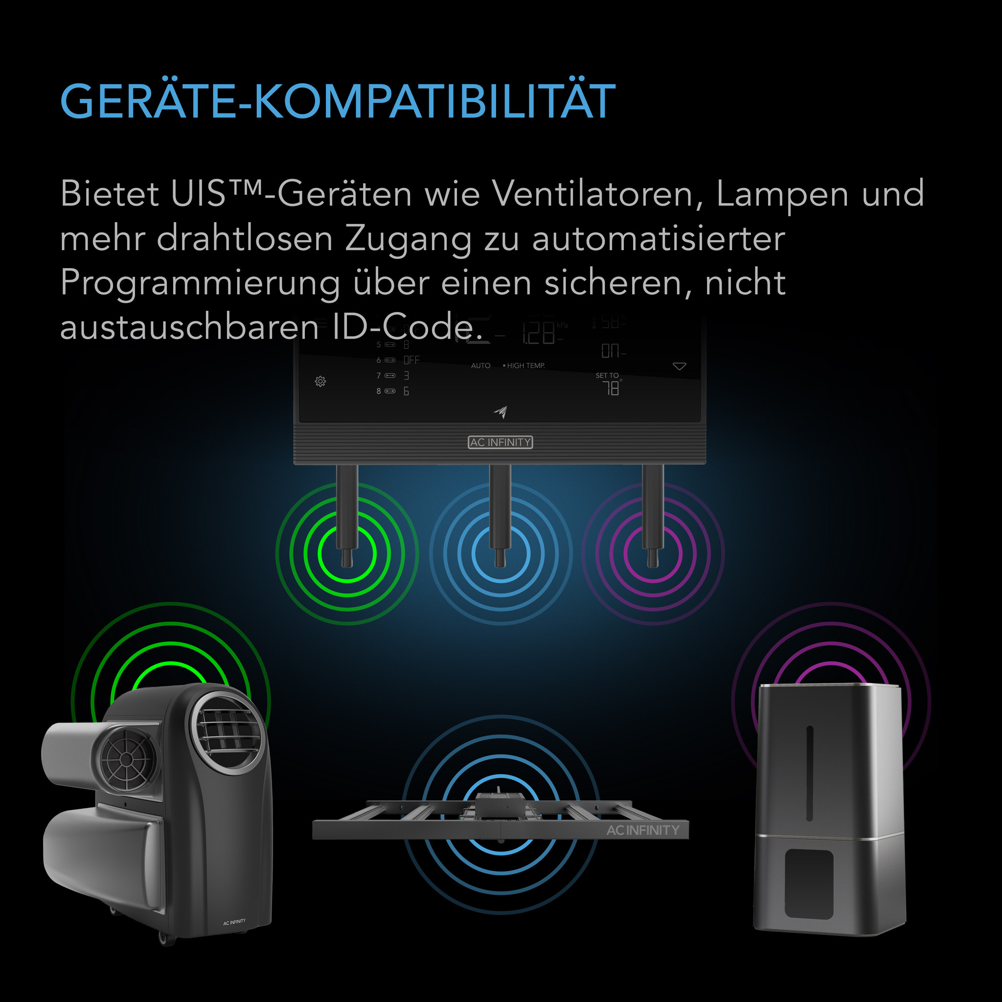 AC Infinity UIS Wireless 1-zu-1 Sender - Empfanger Details 2